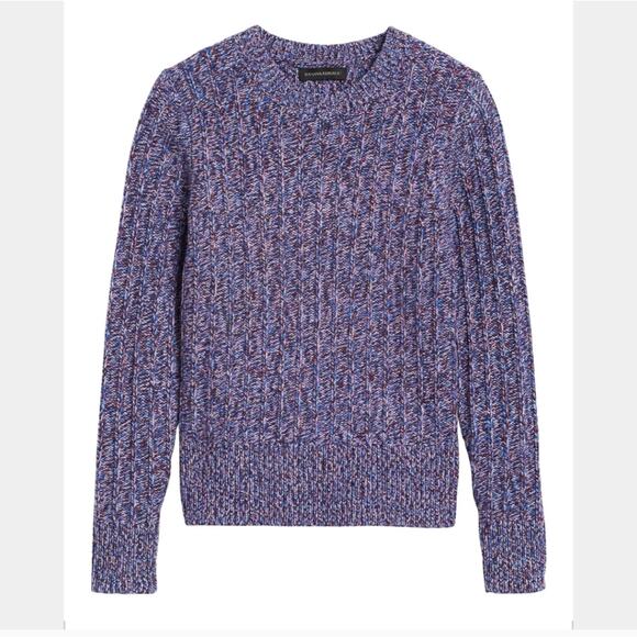 New! Banana Republic | Ribbed Knit Chunky Sweater Wool Blend - Picture 1 of 7